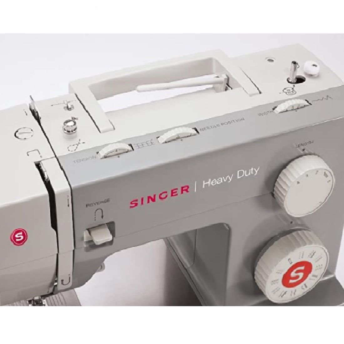 MÁQUINA DE COSER SINGER 4411 FACILITA PRO DE USO RUDO FACIL TRANSPORTE GRIS 110 VOLTS VELOCIDAD DE COSTURA ALTA 10 TIPOS DIFERENTES DE COSTURA