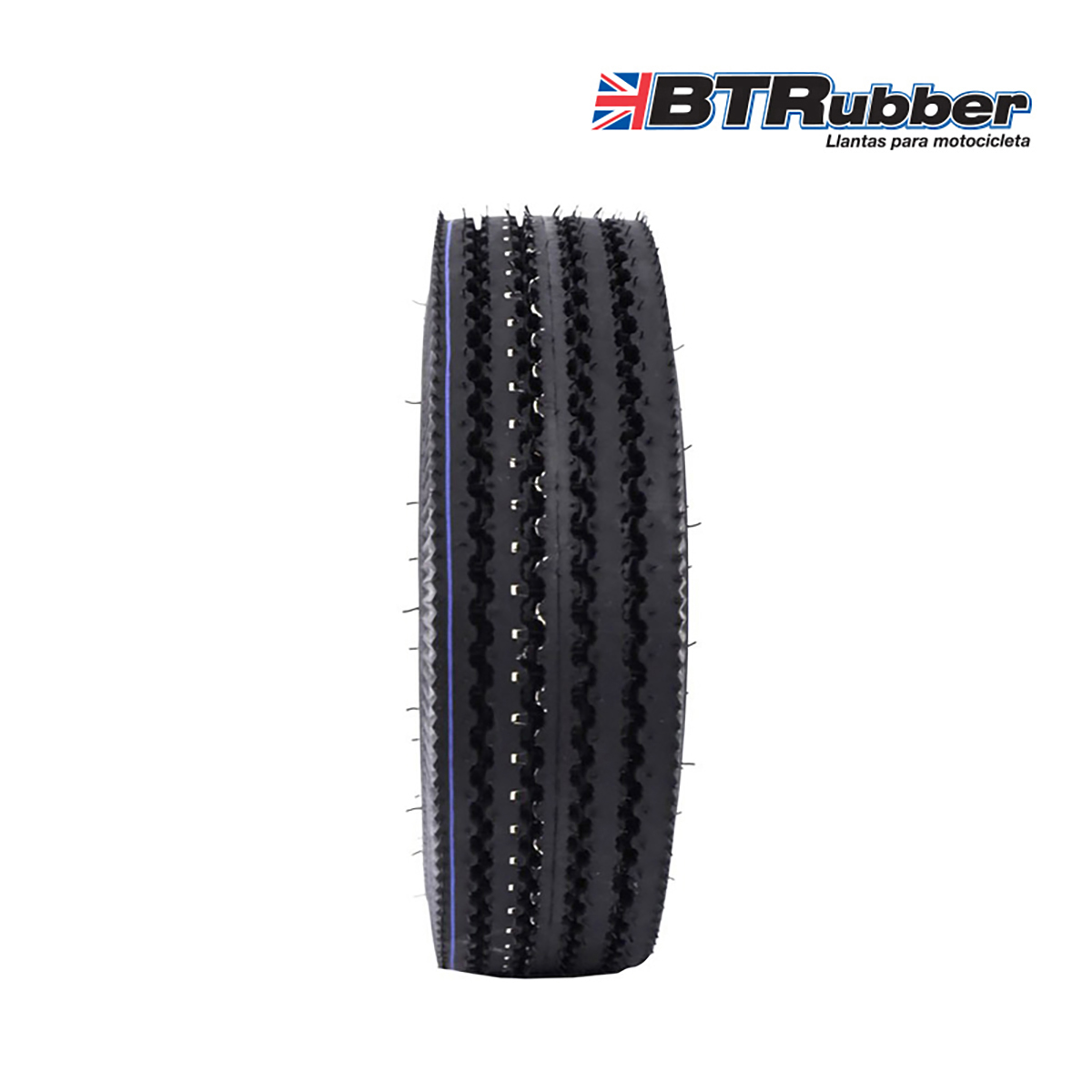 Llanta MOTO URBANO TT 4.00-8 BTR 255 incluye cámara BTRubber Wt. 4.5 kgs
