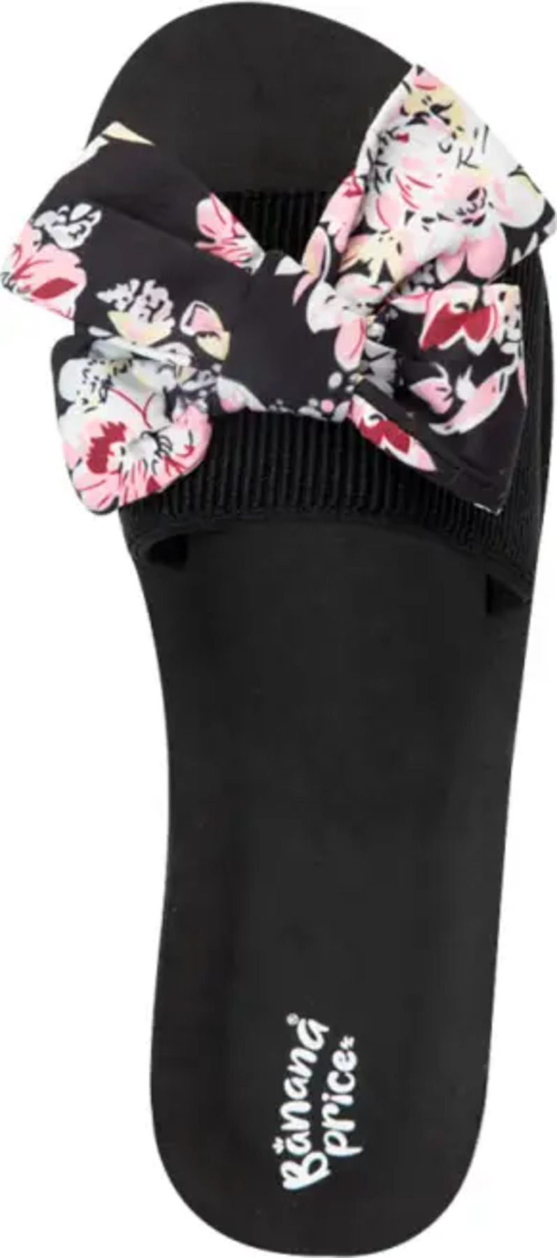 Sandalia Color Negro Para Mujer Con Moño Banana Price 8587 1019430