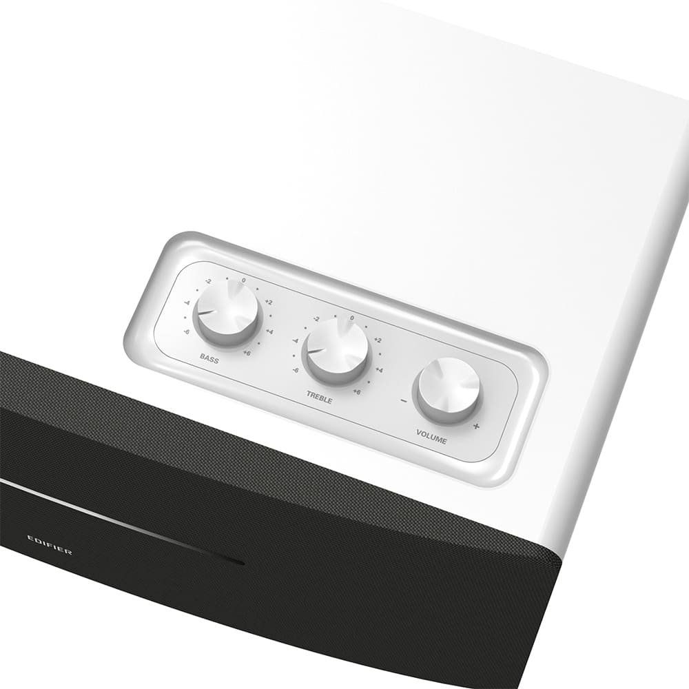 Bocina Bluetooth Edifier D12 Color Blanco Con Salida De Audio