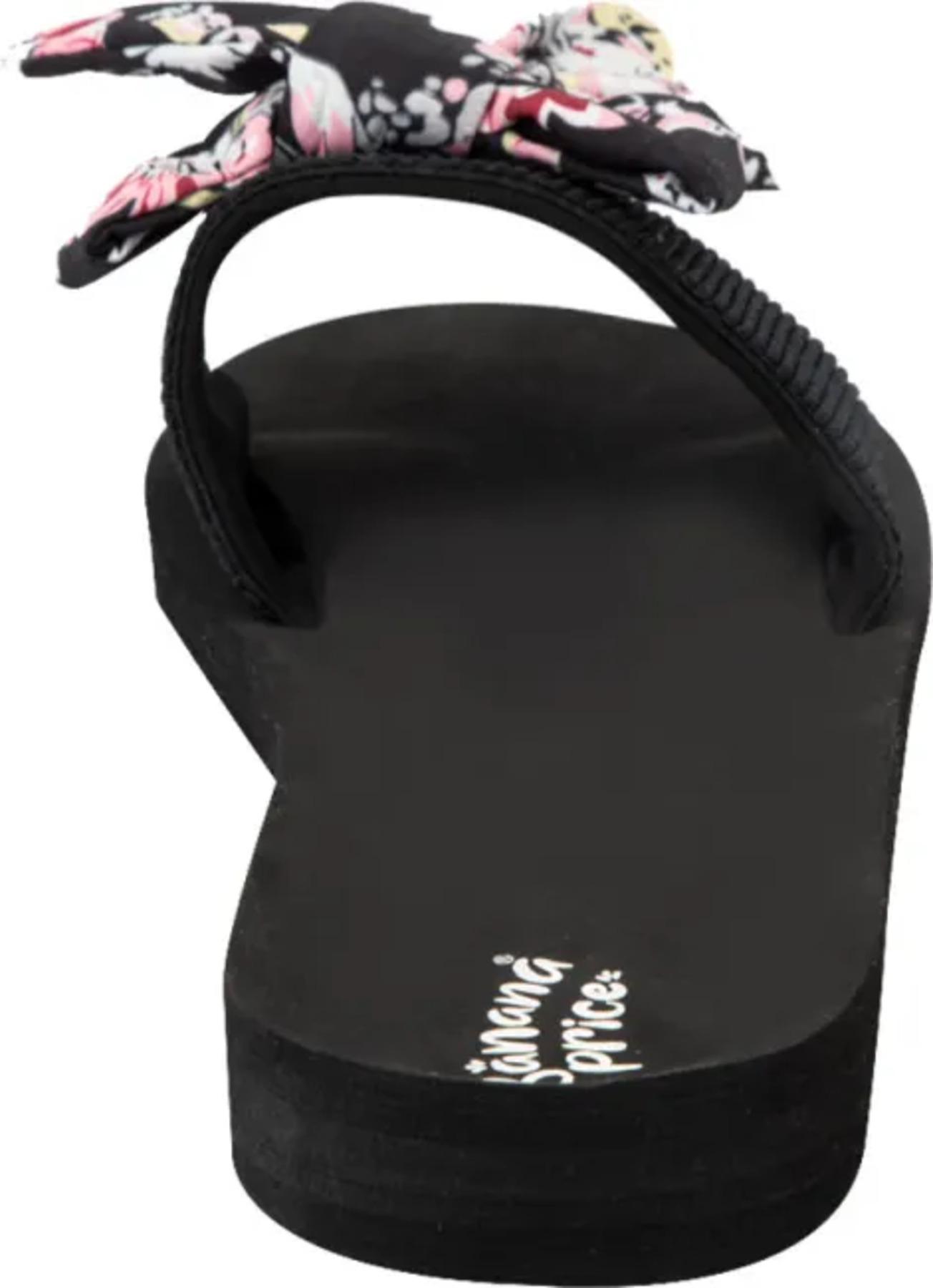 Sandalia Color Negro Para Mujer Con Moño Banana Price 8587 1019430