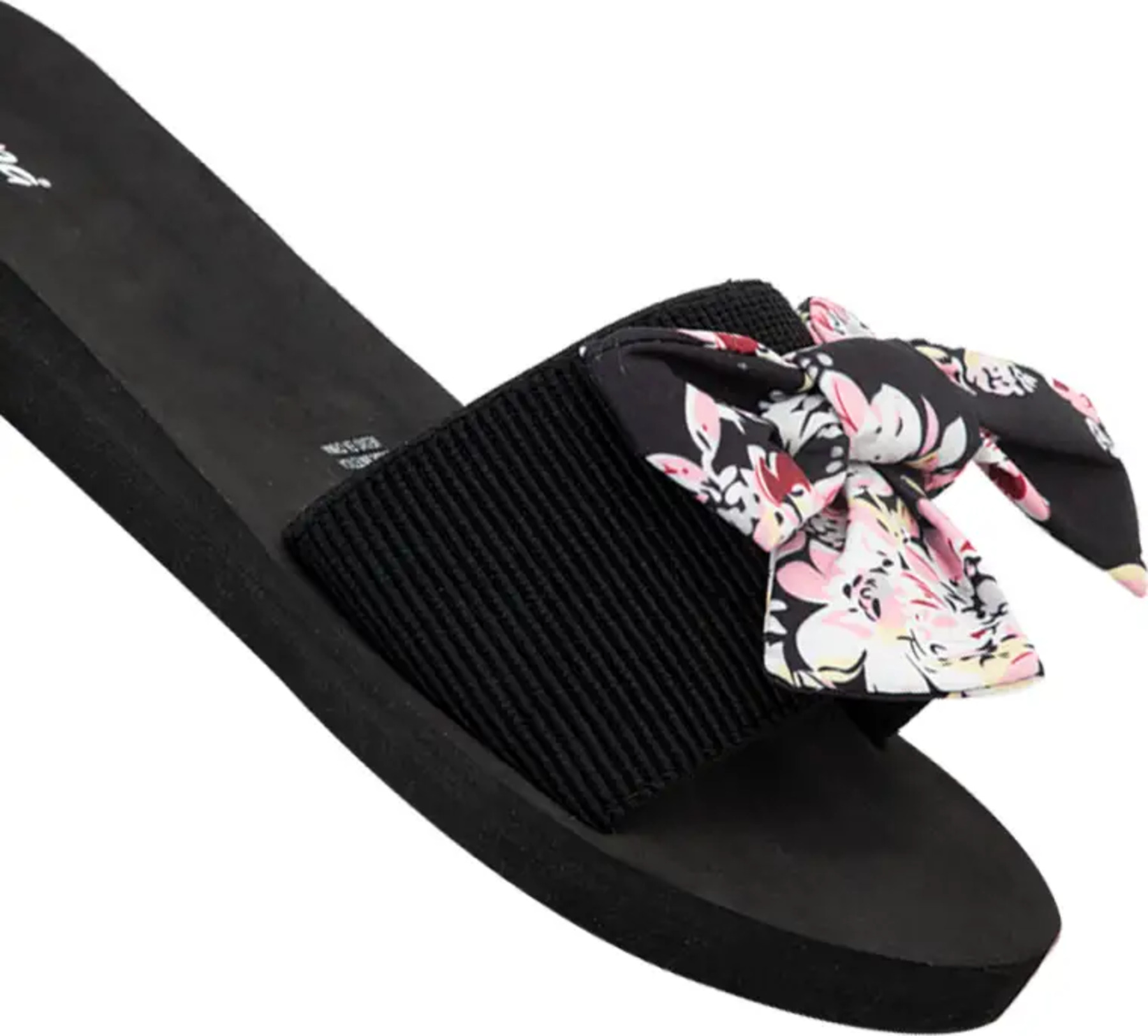 Sandalia Color Negro Para Mujer Con Moño Banana Price 8587 1019430