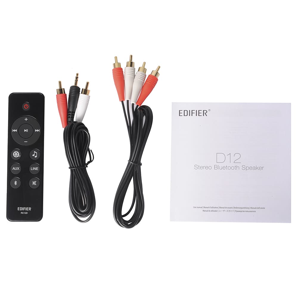 Bocina Bluetooth Edifier D12 Color Blanco Con Salida De Audio