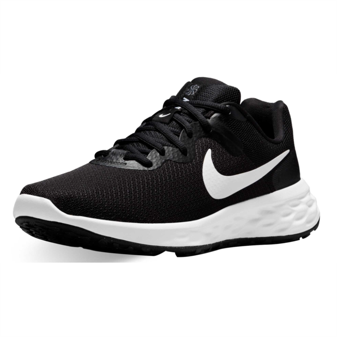 Tenis Nike Revolution 6 Next Nature Negro Para Hombre 