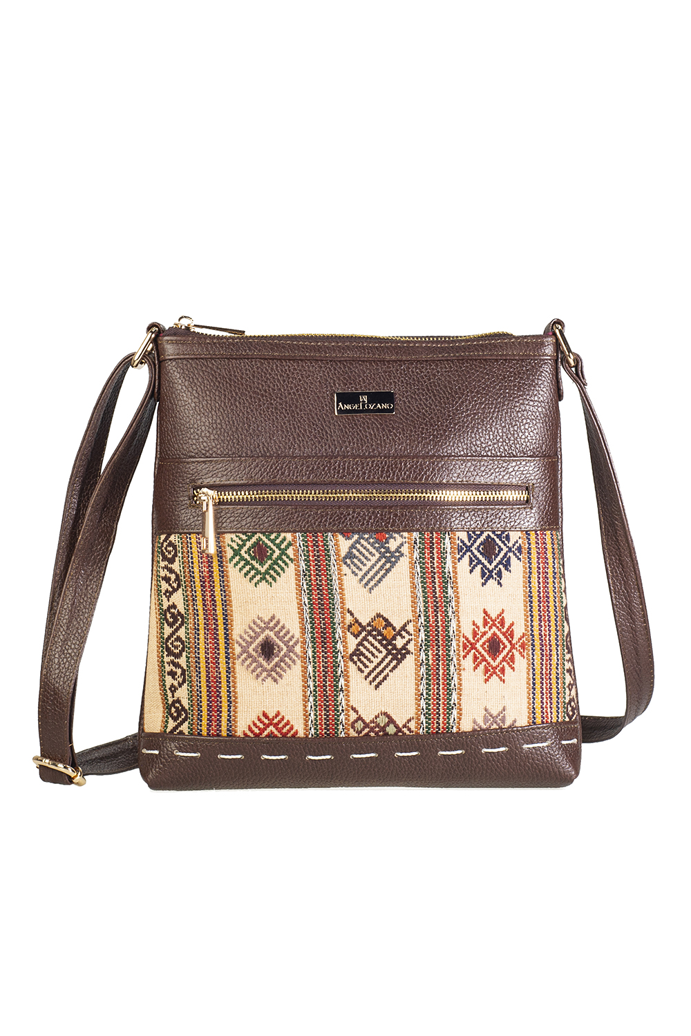 Crossbody Bolsas Angelozano Bolso Crossbody ANGELOZANO De Piel