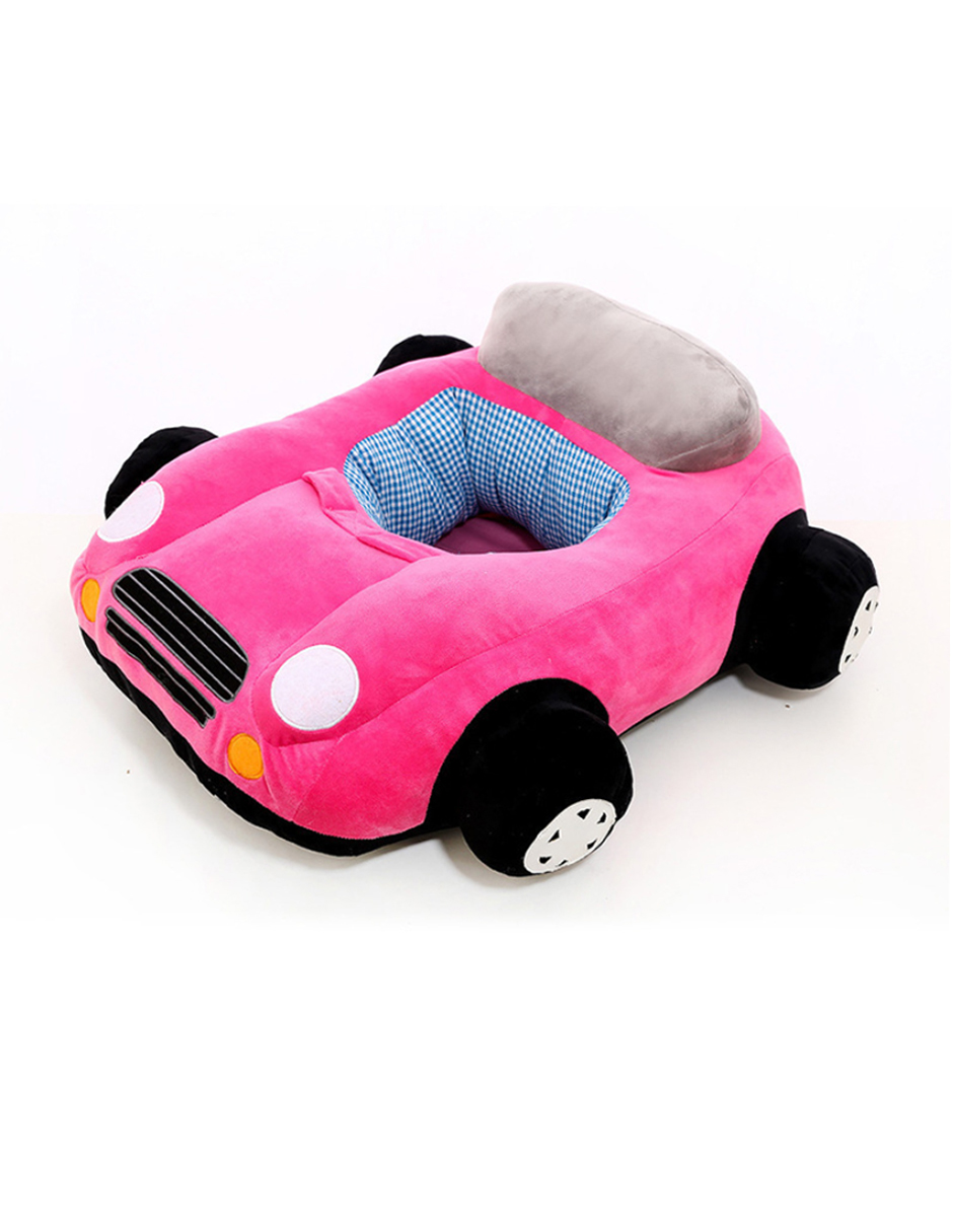 Juguete de peluche Silla antivuelco para bebé diseño de coche -SC-785 Rosa