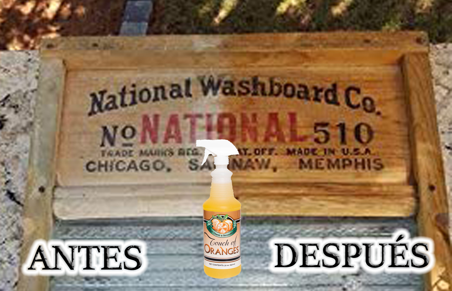 TOUCH OF ORANGES - Aceite de Naranja Real Limpiador e Hidratador de Madera, Muebles de Madera, Pisos de Madera 946ml