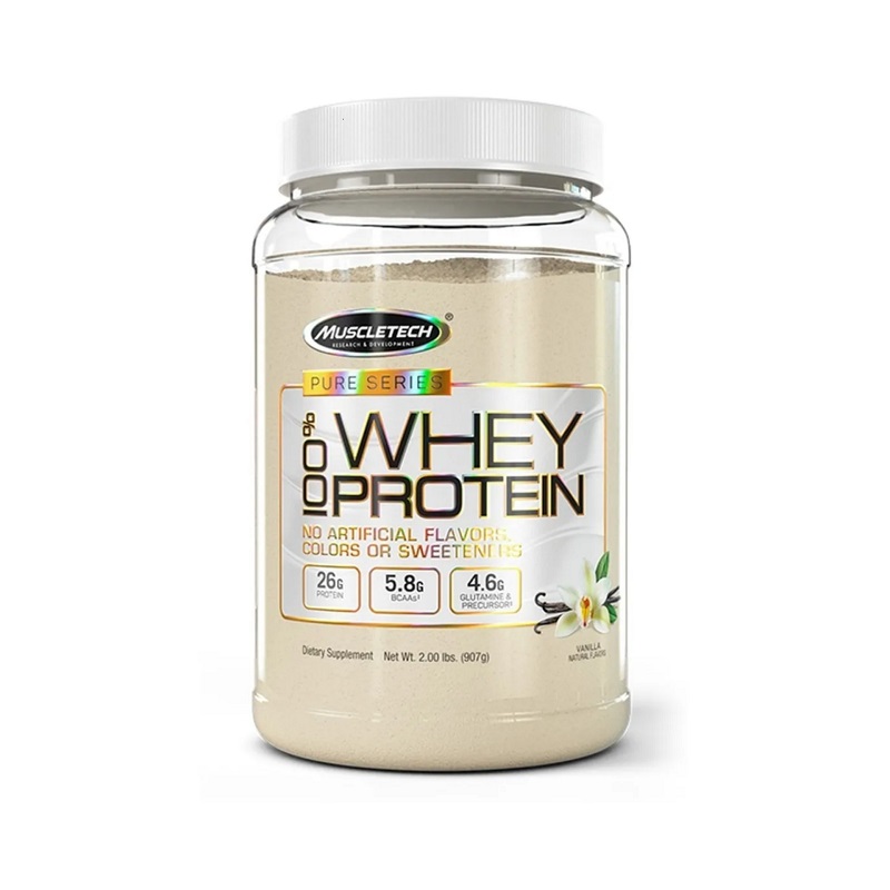 Proteina 100% Whey Protein Muscletech Pure Series Sabor Vainilla