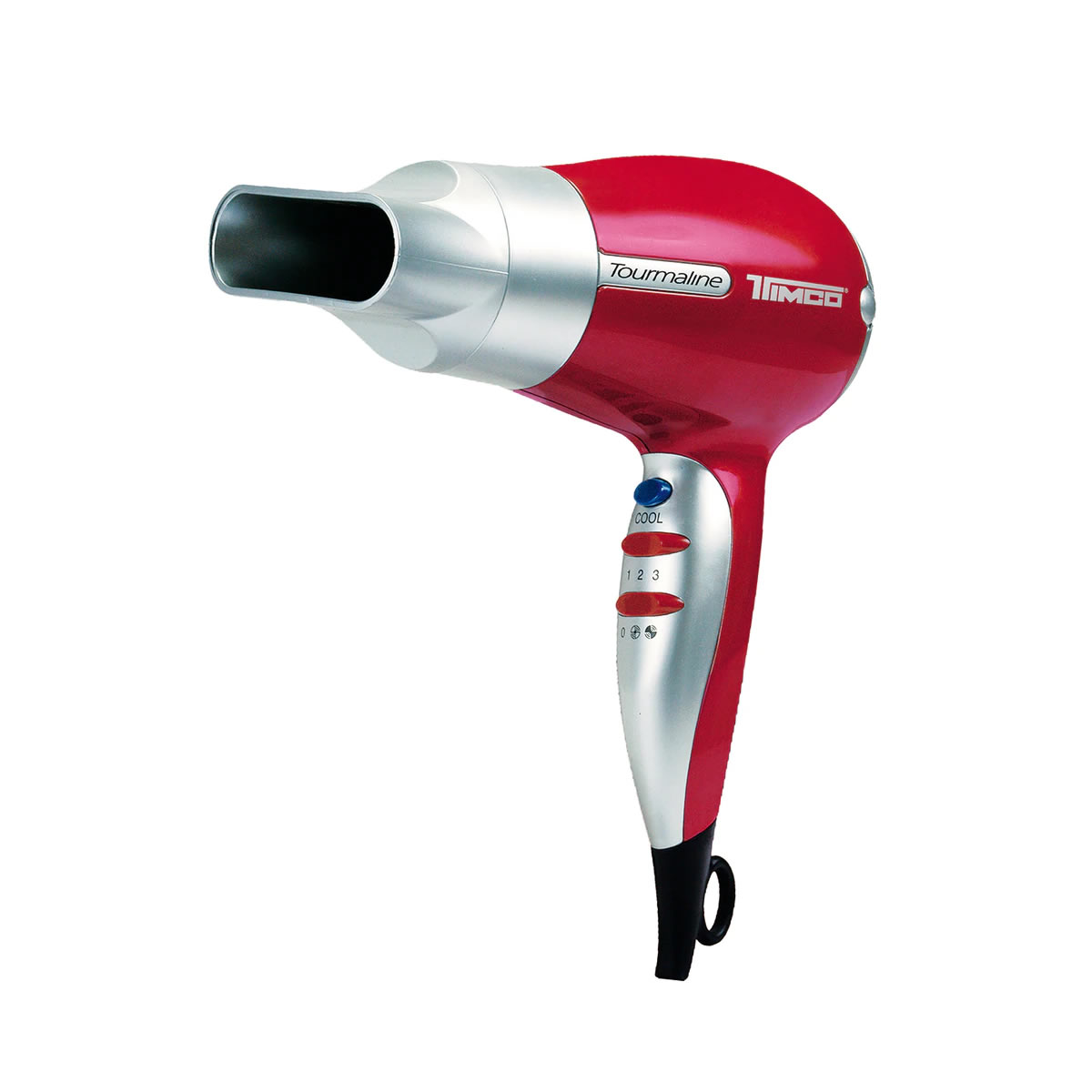 Secadora Para Cabello Timco CT-1600 Tecnología Turmalina - Rojo