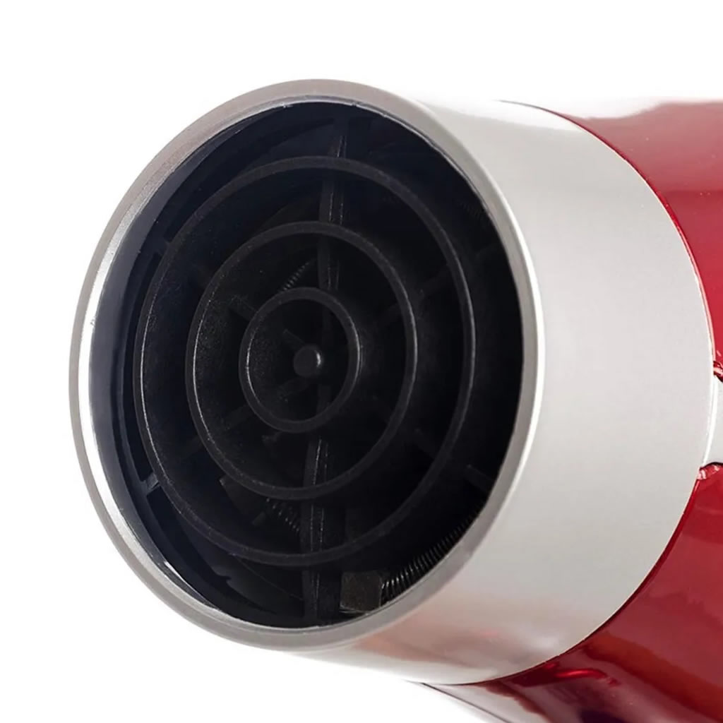 Secadora Para Cabello Timco CT-1600 Tecnología Turmalina - Rojo