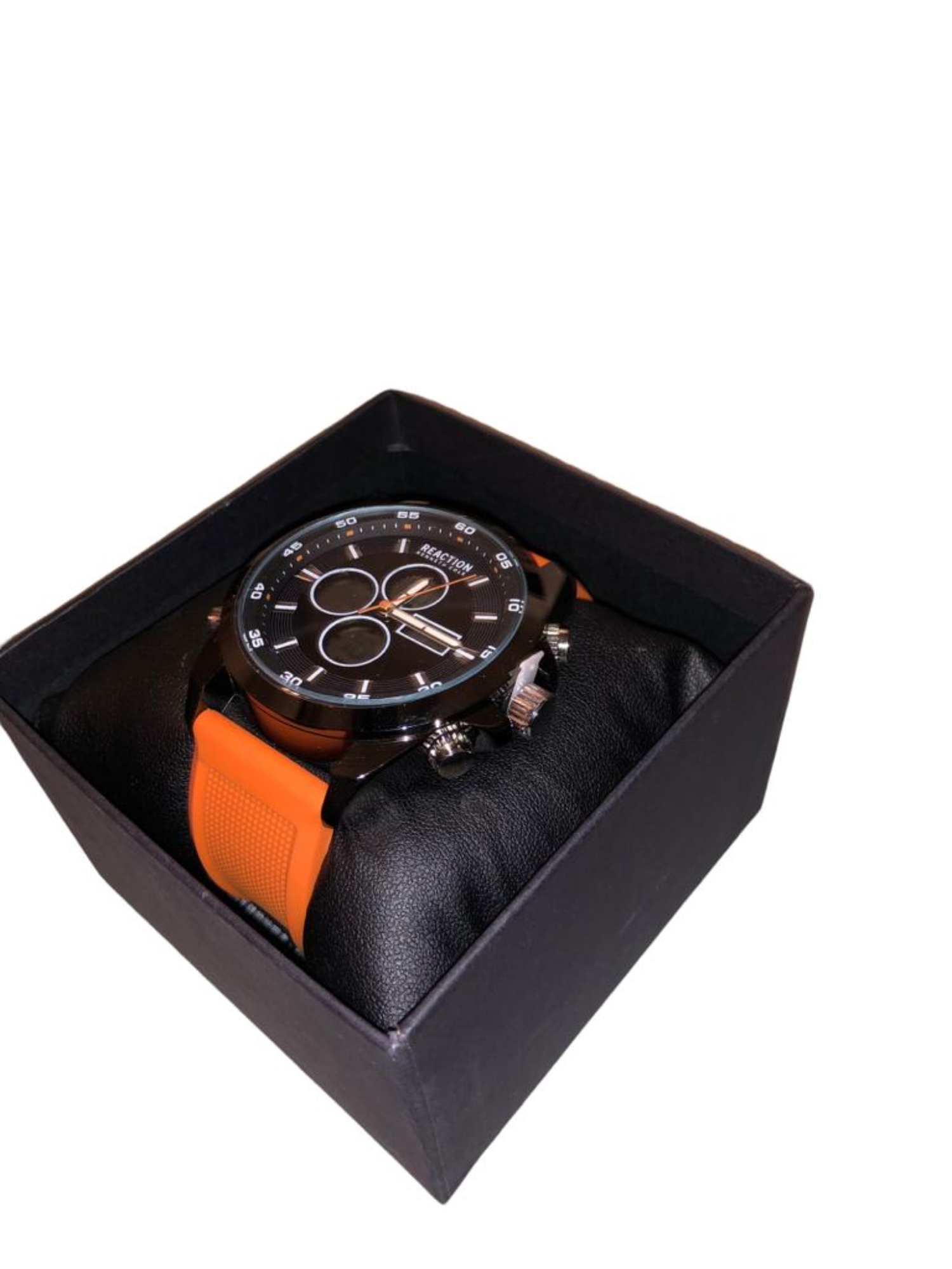 Reloj para hombre Kenneth Cole digital naranja Original 