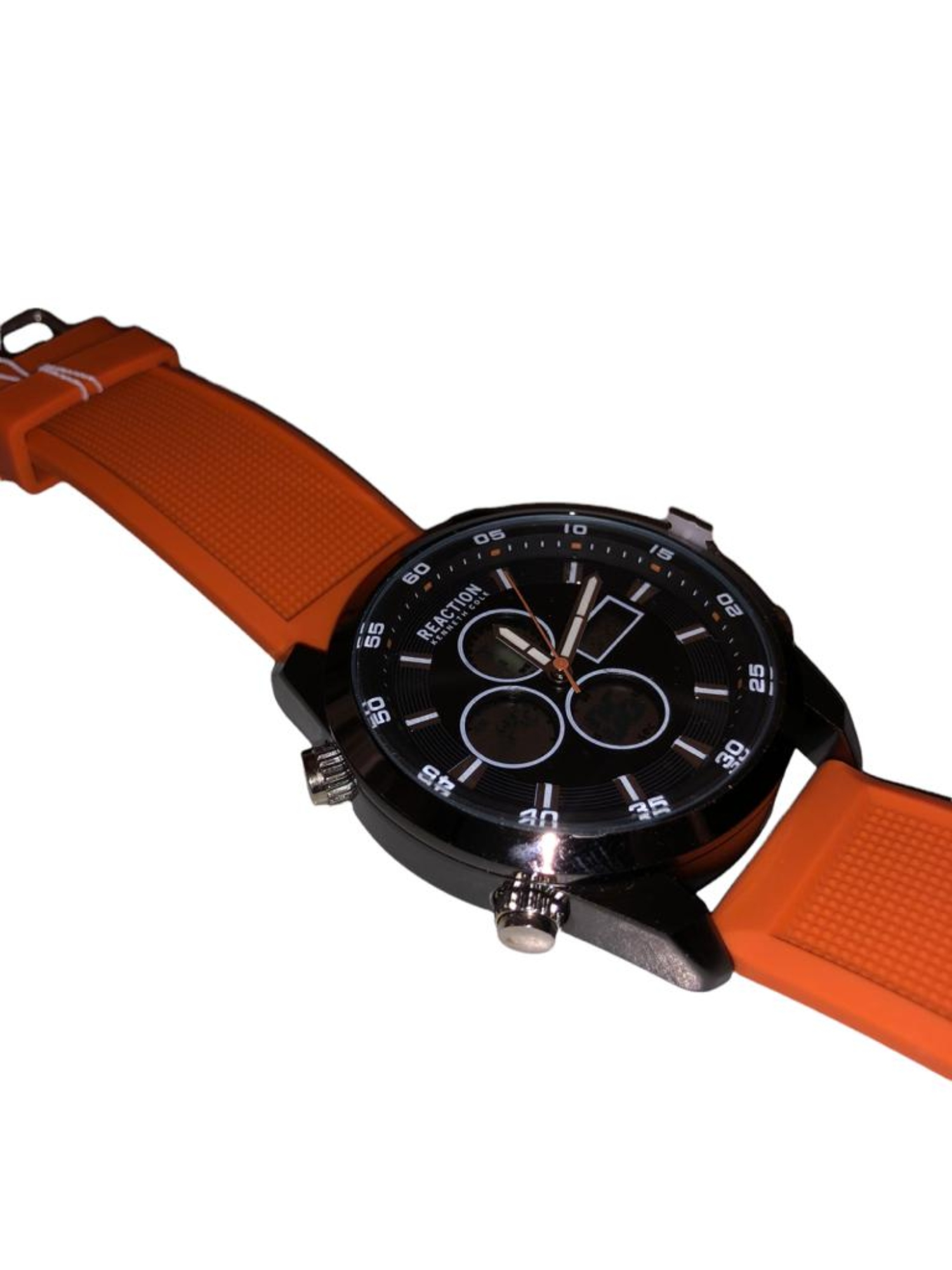 Reloj para hombre Kenneth Cole digital naranja Original 