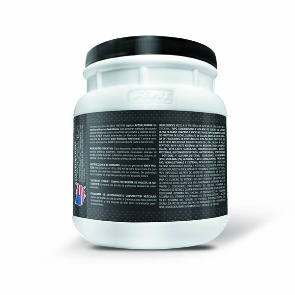Proteína Whey Protein F&nt 500 Gr 1.1 Lbs 45g P/s Sabor Fresas con crema