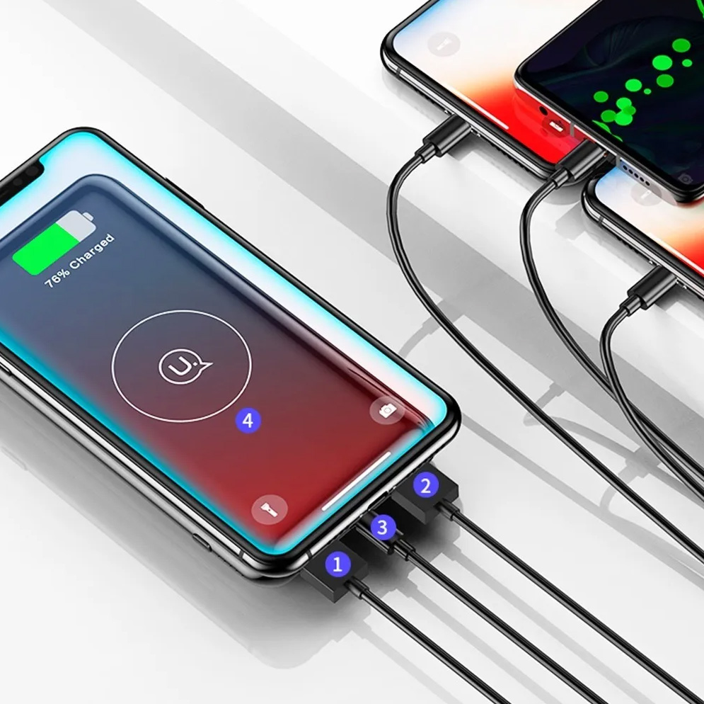 Power Bank Inalámbrica Fast Charging 10000 Mah Qc3.0 + Pd