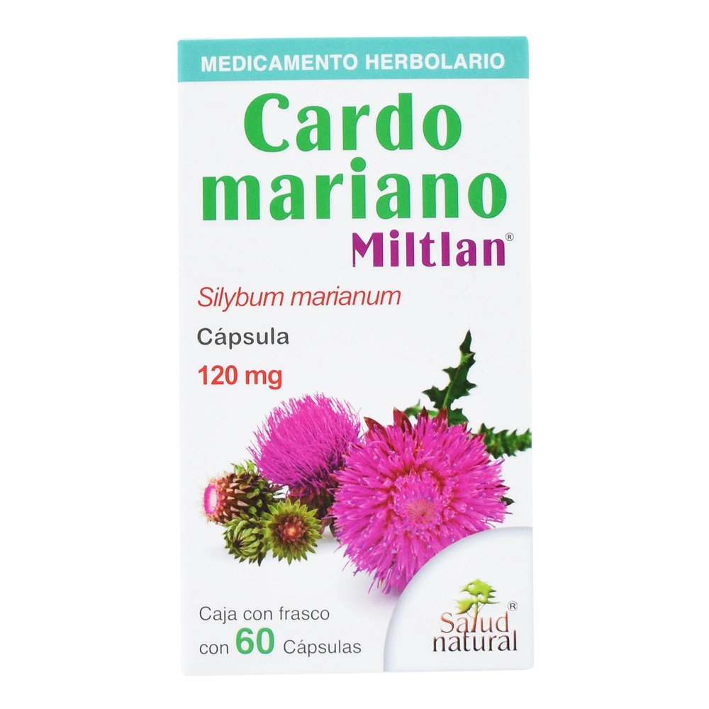 Cardo Mariano, Miltlan 60 Cap | Salud Natural