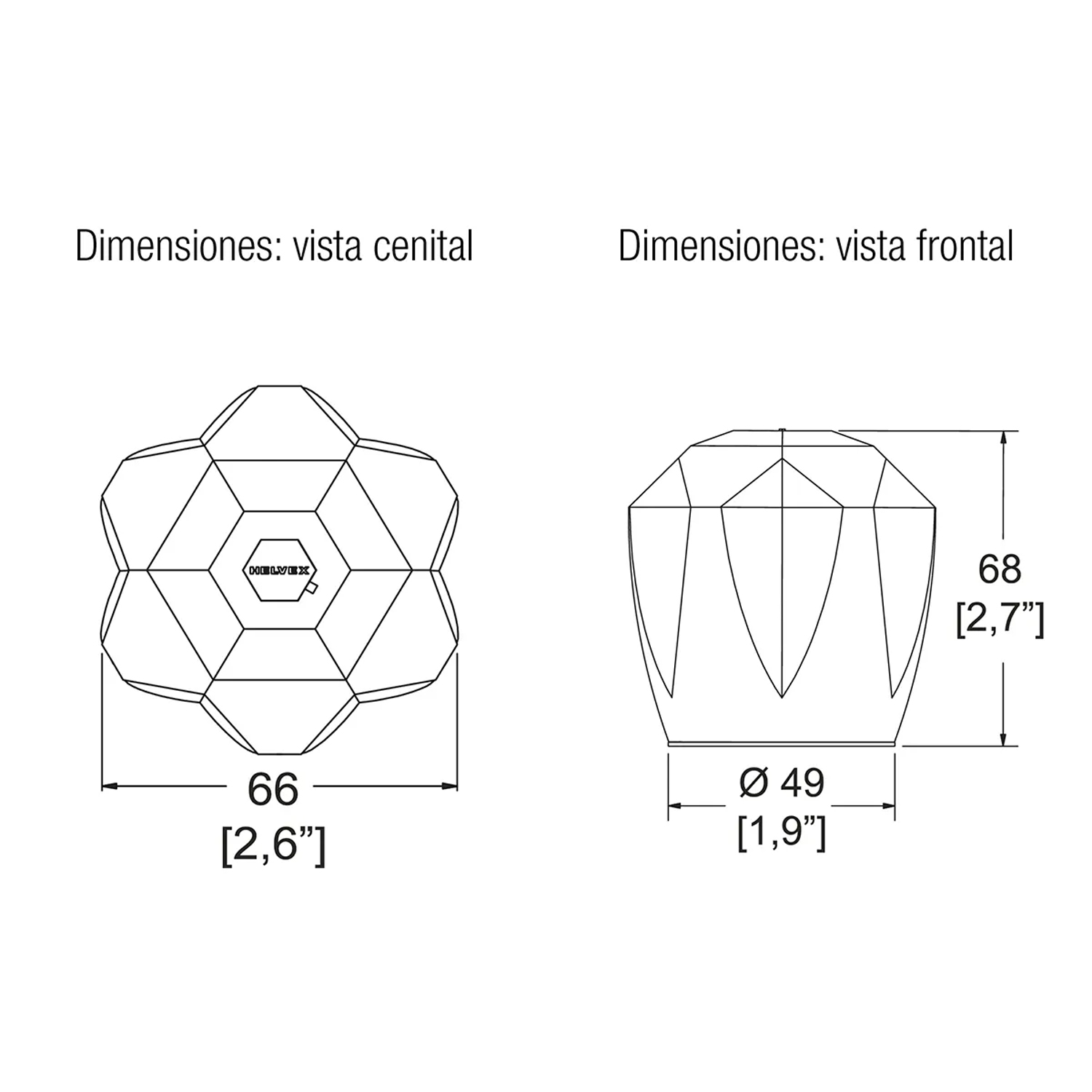 Juego De Manerales Helvex Diamante C3 Regadera O Lavabo
