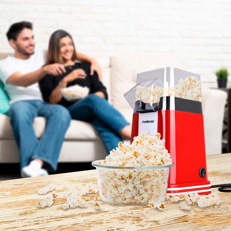 Máquina de Palomitas Estilo Retro Palomera 10 Tazas (80 gramos) Redlemon