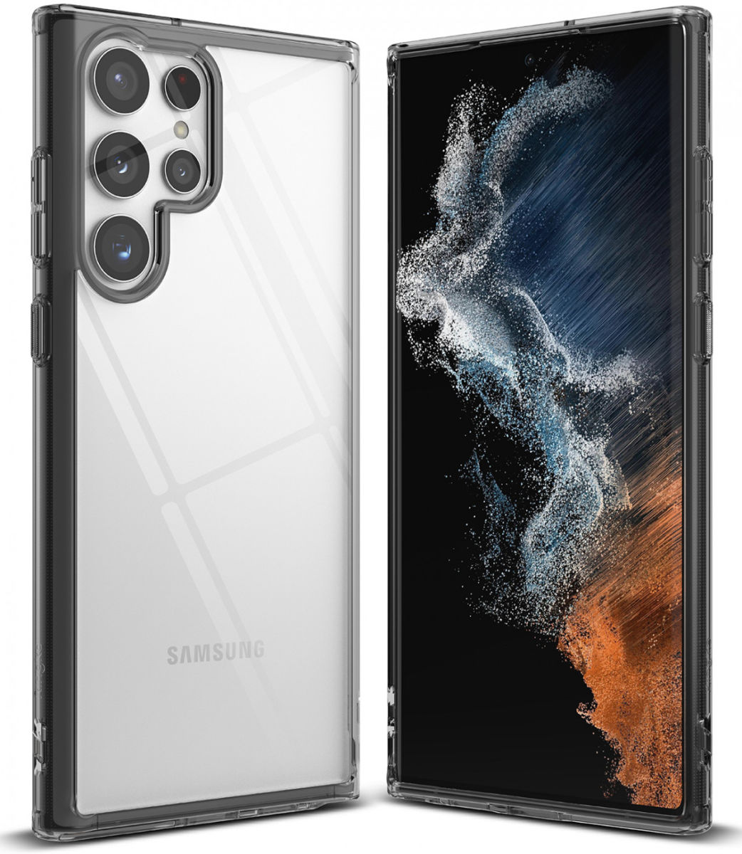 Funda para Galaxy S22 Ultra Ringke Fusion Ligera Smoke Black