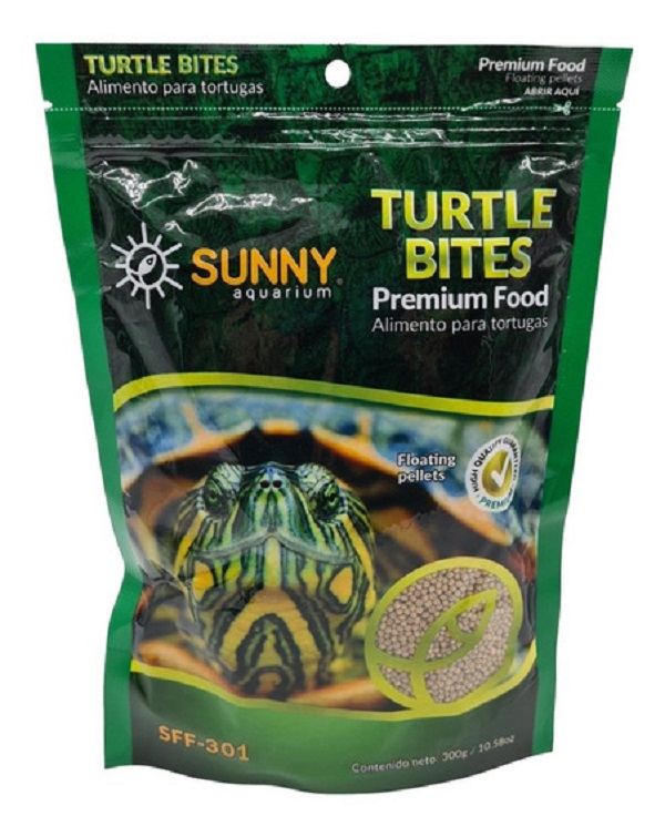 Turtle Bites Alimento para Tortugas 90gr 2pzs - Sunny