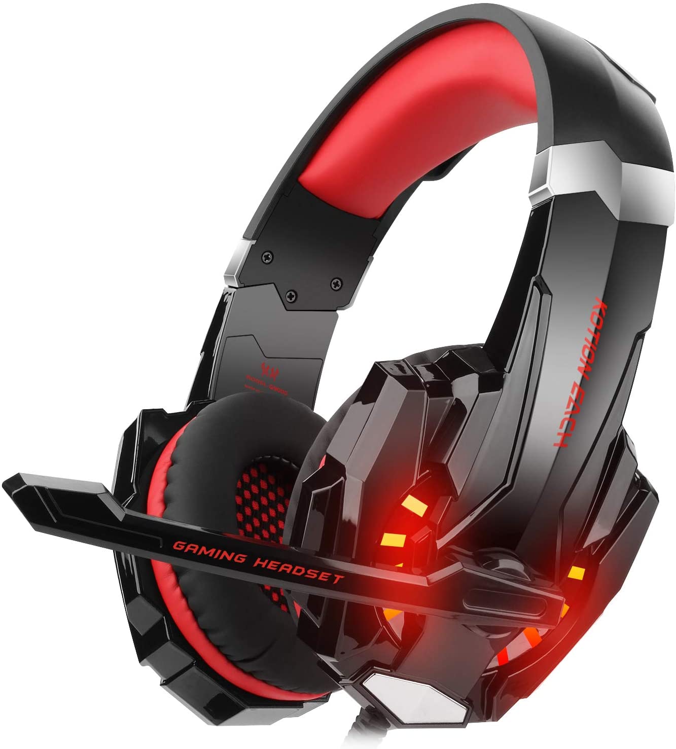 PS4 / Xbox One / PC Headset Profesional Kotion Each G9000 Rojo