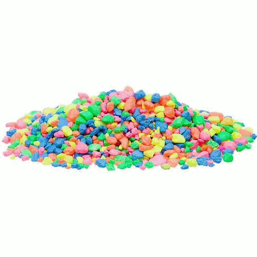 Grava Néon Color Confeti Bolsa De 1 Kg - Bajio Acuatico