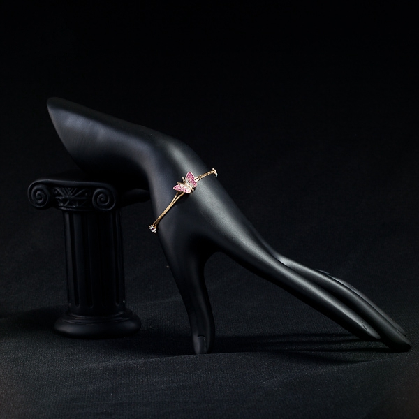 Pulsera Krasha Mariposa De Oro Laminado Para Dama Plfbir13