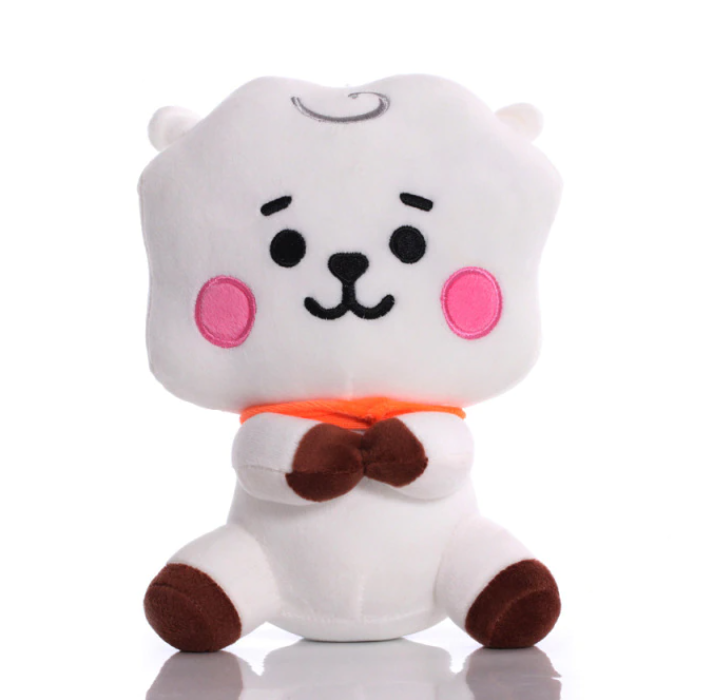 Bt21 Bts Paquete De 7 Peluches Tata Cookie Chimmy Mang RJ Shooky Koya