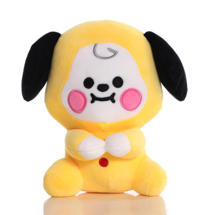 Bt21 Bts Paquete De 7 Peluches Tata Cookie Chimmy Mang RJ Shooky Koya