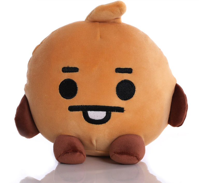 Bt21 Bts Paquete De 7 Peluches Tata Cookie Chimmy Mang RJ Shooky Koya