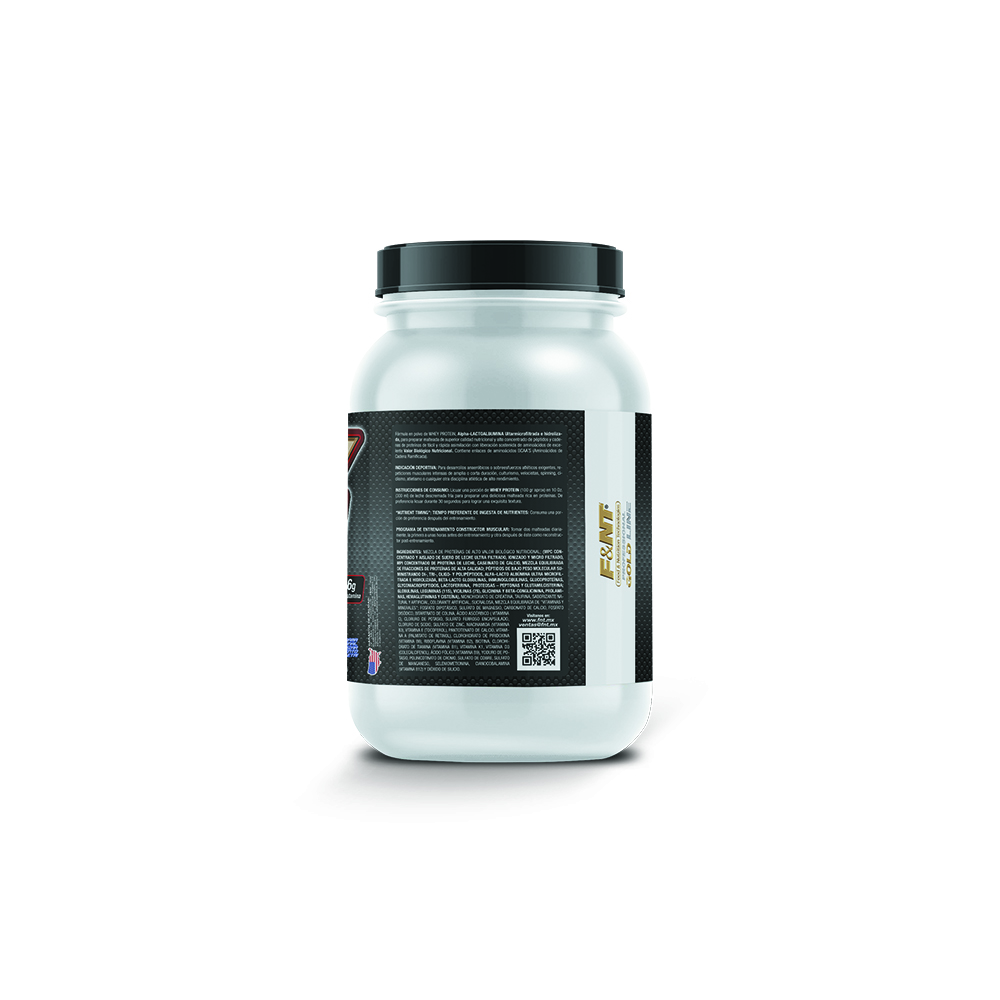 Whey Protein 1,750 Gr Alfa-lactoalbúmina Sabor Fresas con crema F&nt 