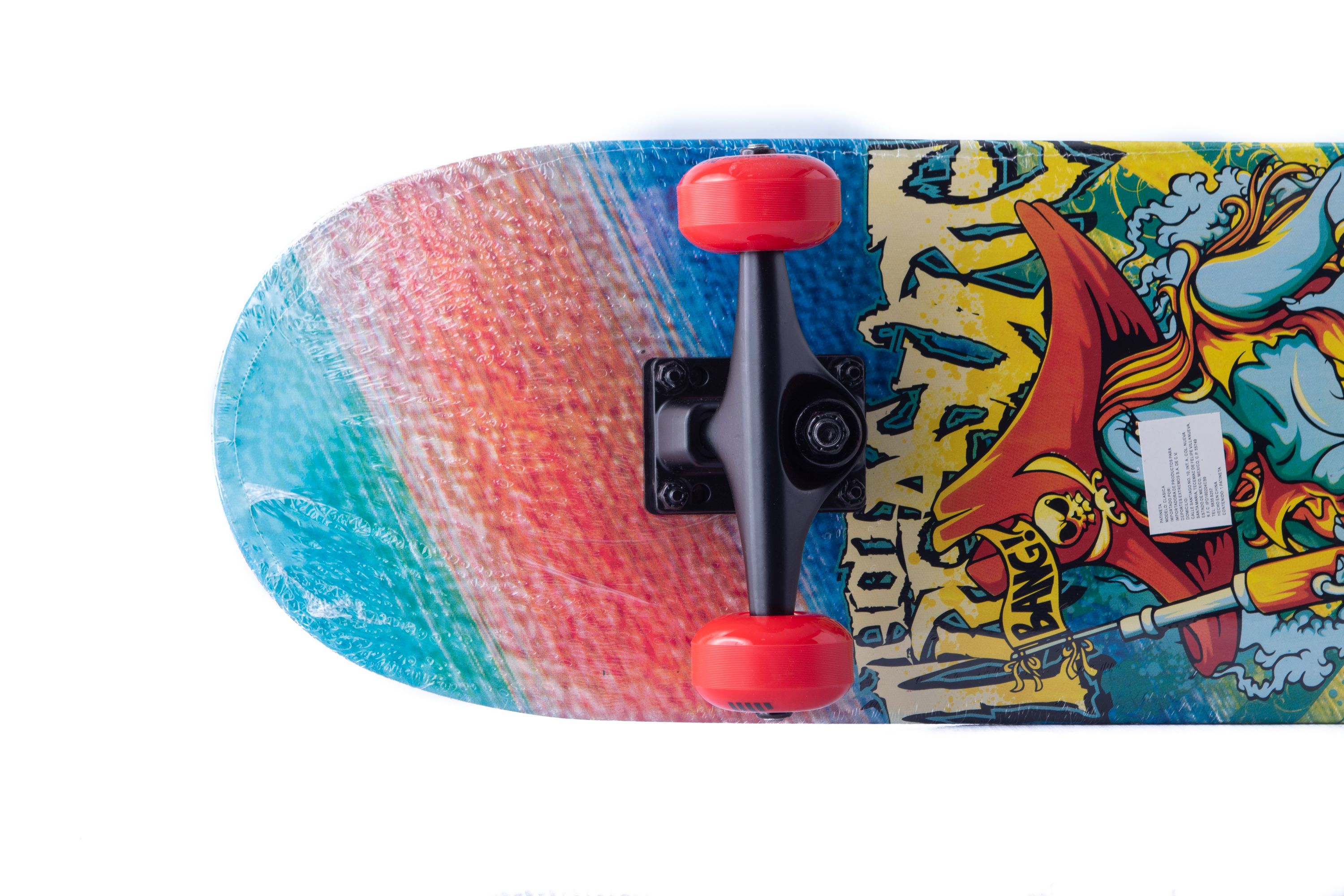 Patineta semiprofesional marca Display diseño Pirata