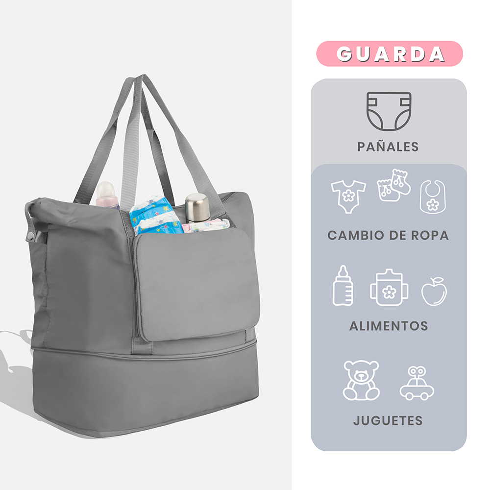 Silla Alta Periquera para Bebé 3 en 1 Lo Necesito más Pañalera de Regalo