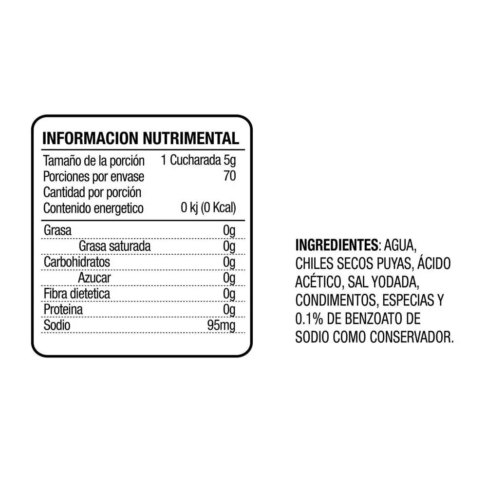 Salsa Picante Valentina 6 pzas de 350 ml c/u