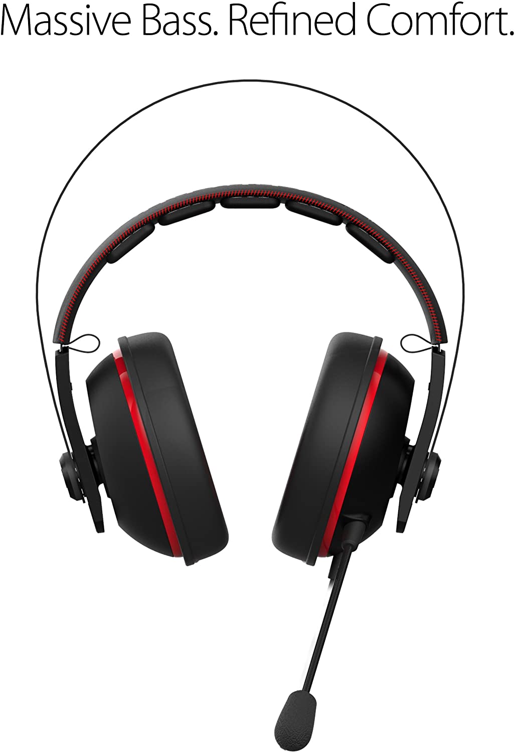 Auriculares para juegos ASUS CERBERUS V2 con diseño de micrófono dual