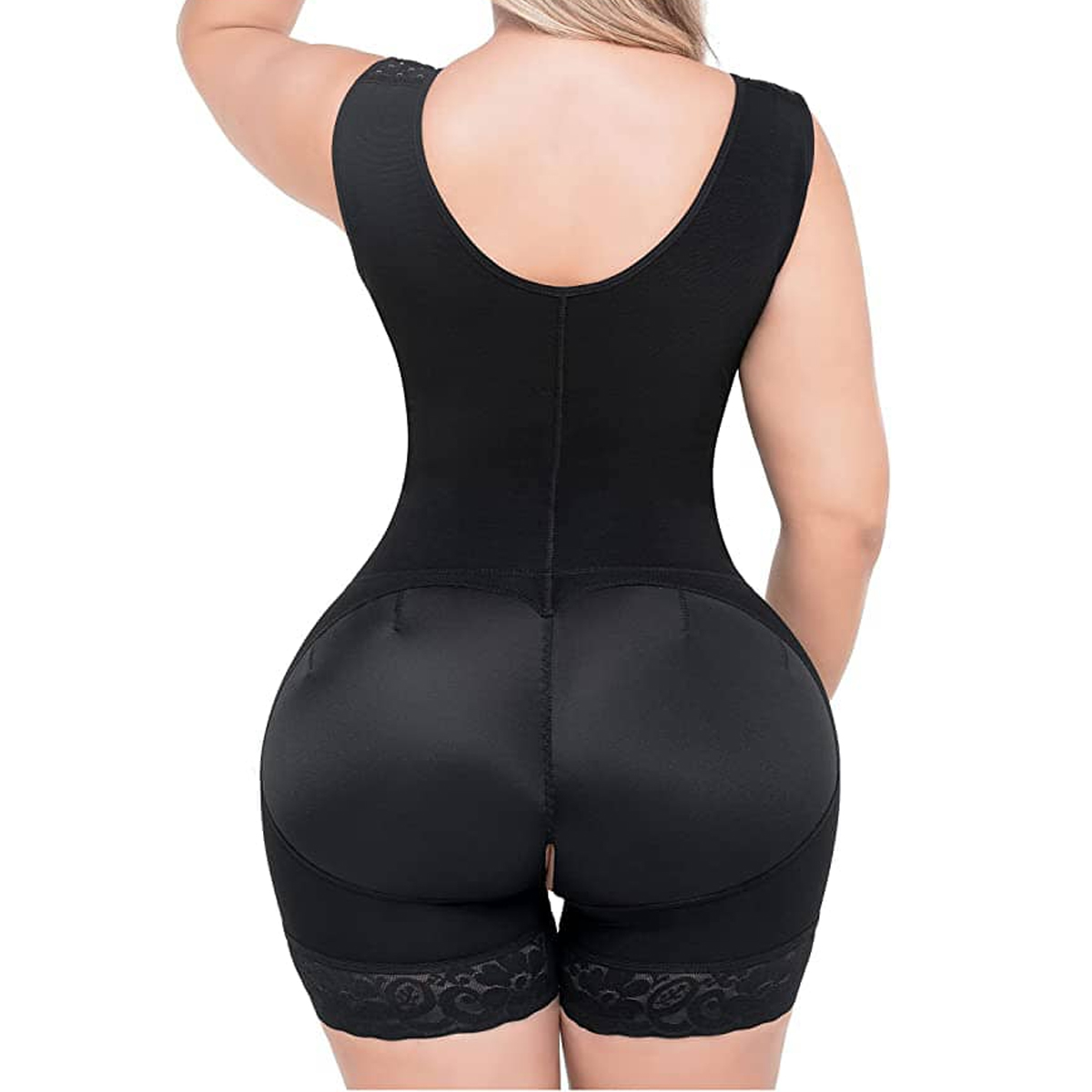 Fajas Colombianas Post Parto con Brasier Realce Natural Faja Postquirúrgica Levanta Glúteos Fajas Colombianas Alta Compresión