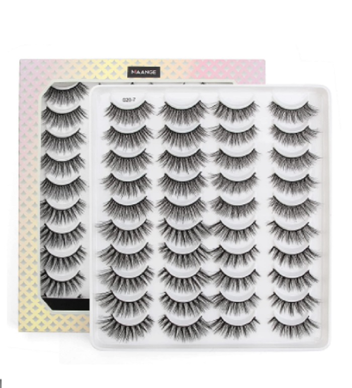 Pestañas Postizas 20 Pares 3D Pestañas Mink