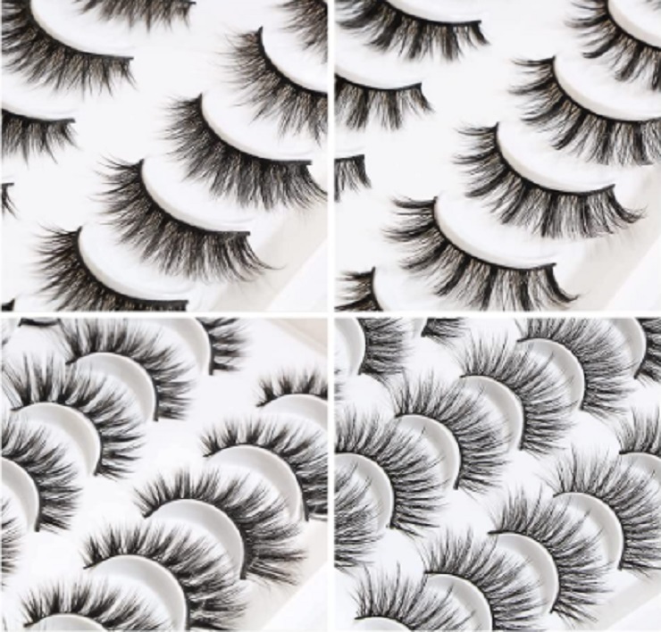 Pestañas Postizas 20 Pares 3D Pestañas Mink