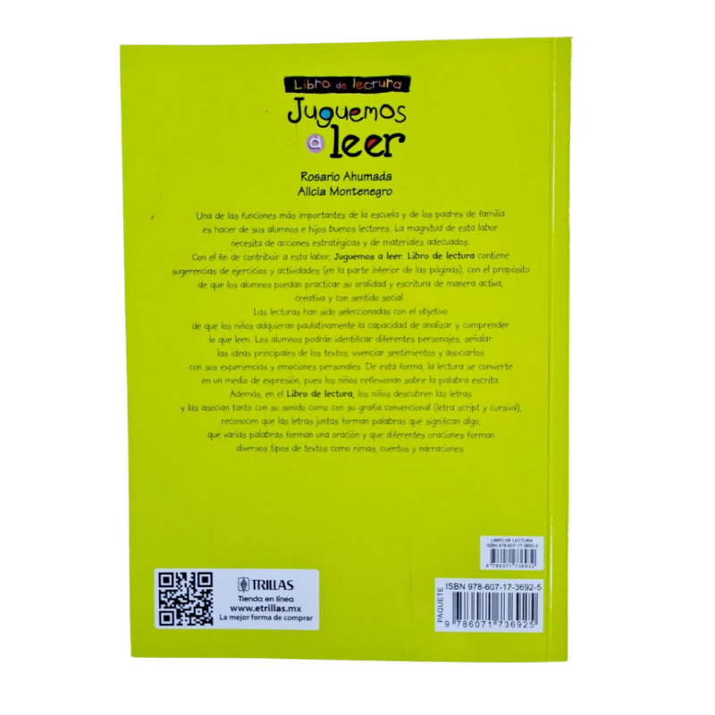 Libro Juguemos A Leer /manual De Ejercicios + Lectura Libro Original