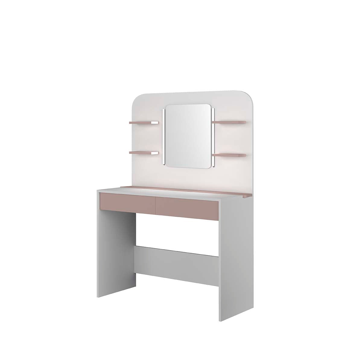 Tocador Tecret Blanco y Rosa - Kessa
