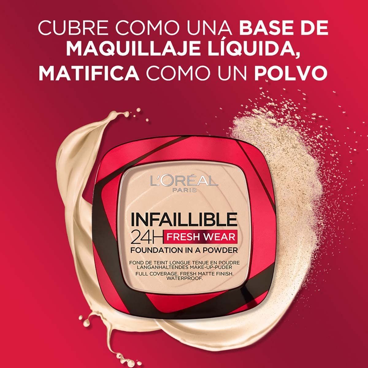 Base De Maquillaje L'Oreal Paris Infallible Fresh Wear 24H - Tono Golden Sun