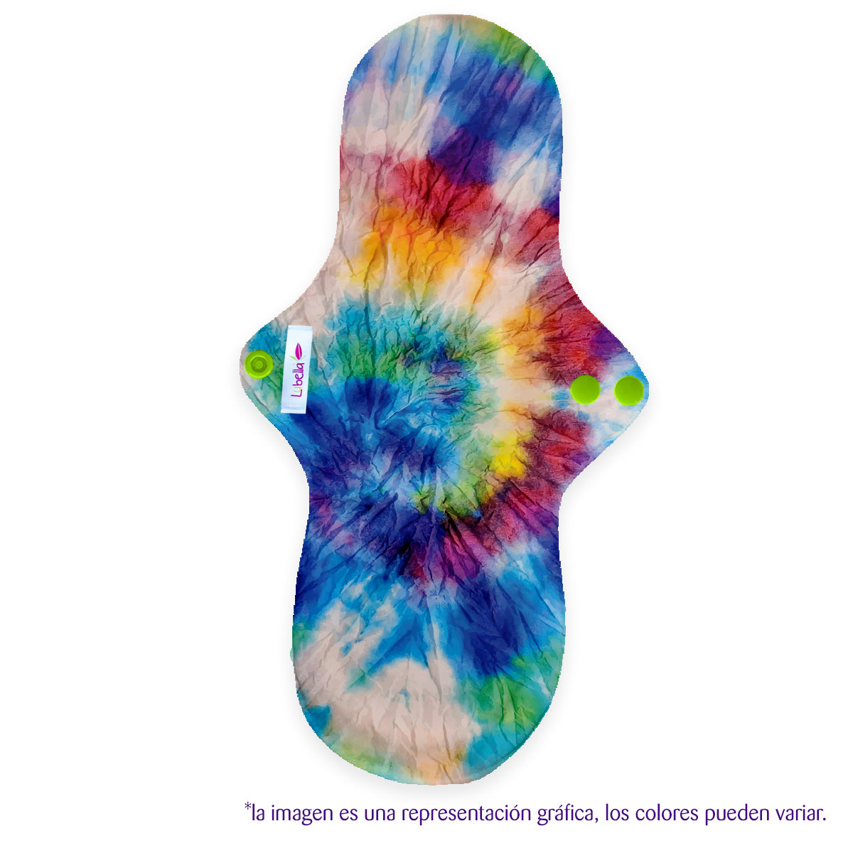 Toalla sanitaria de tela nocturna/postparto Lubella hippie