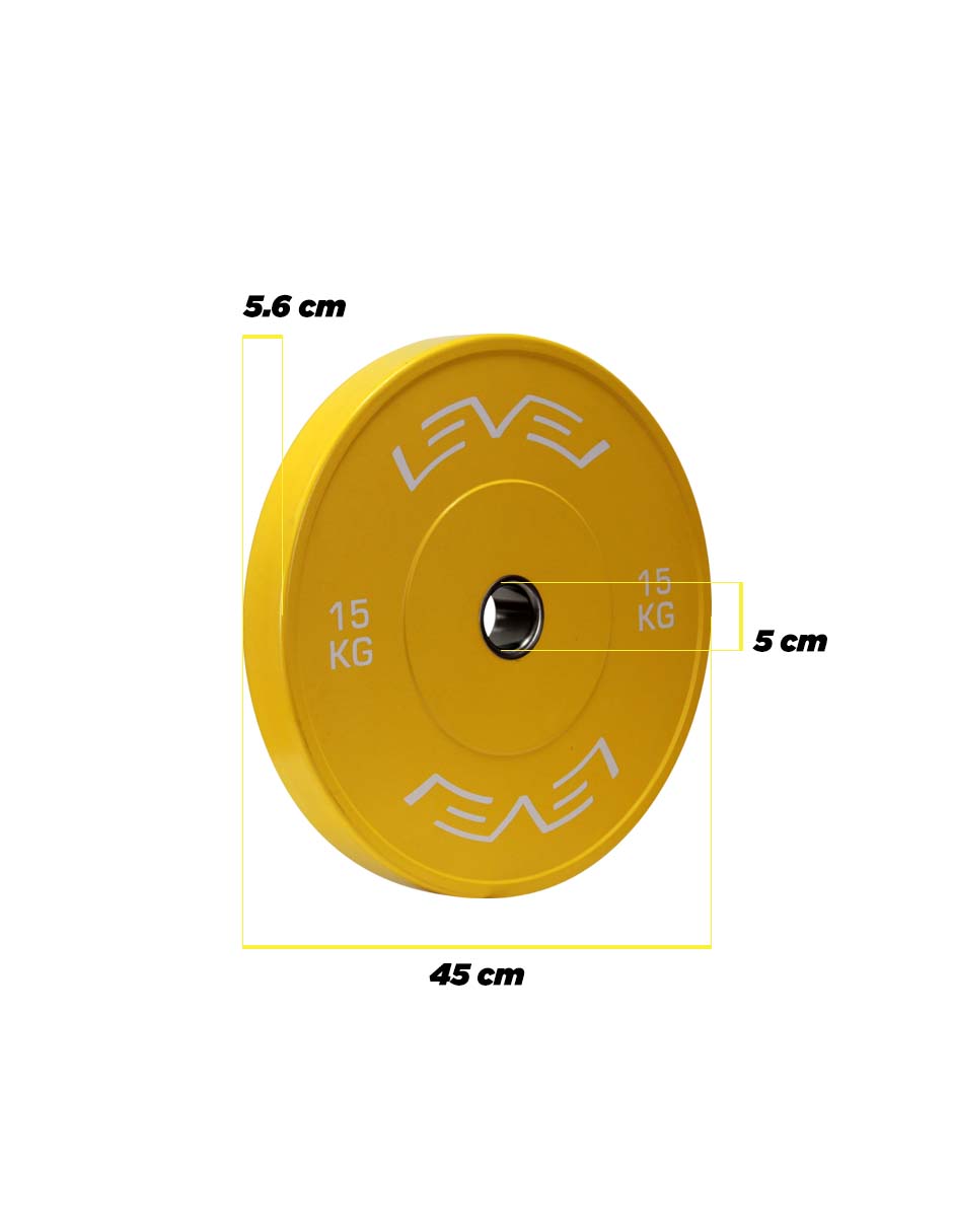 Discos Olimpicos Competencia Crossfit Regular 15KG