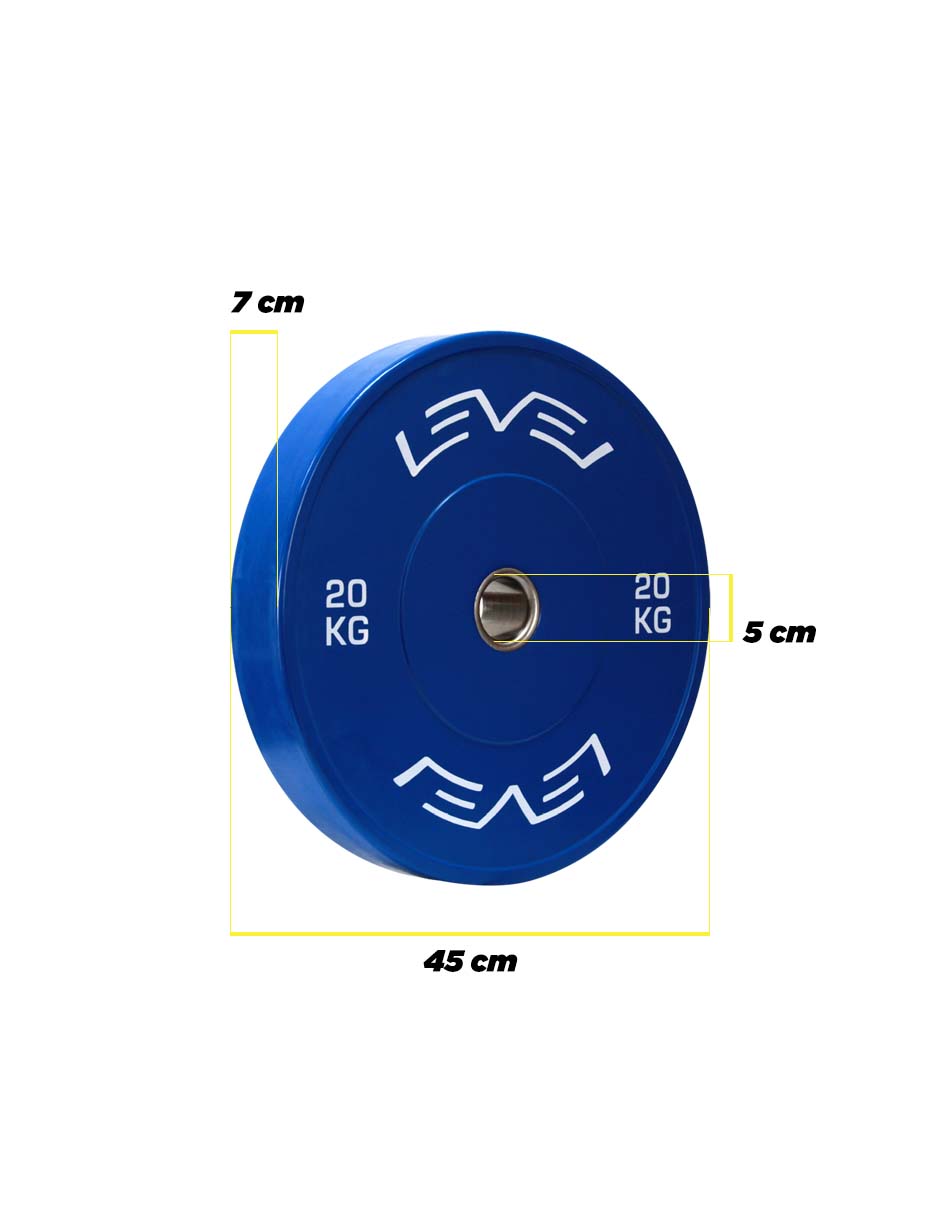 Discos Olímpicos Competencia Crossfit Regular 20KG