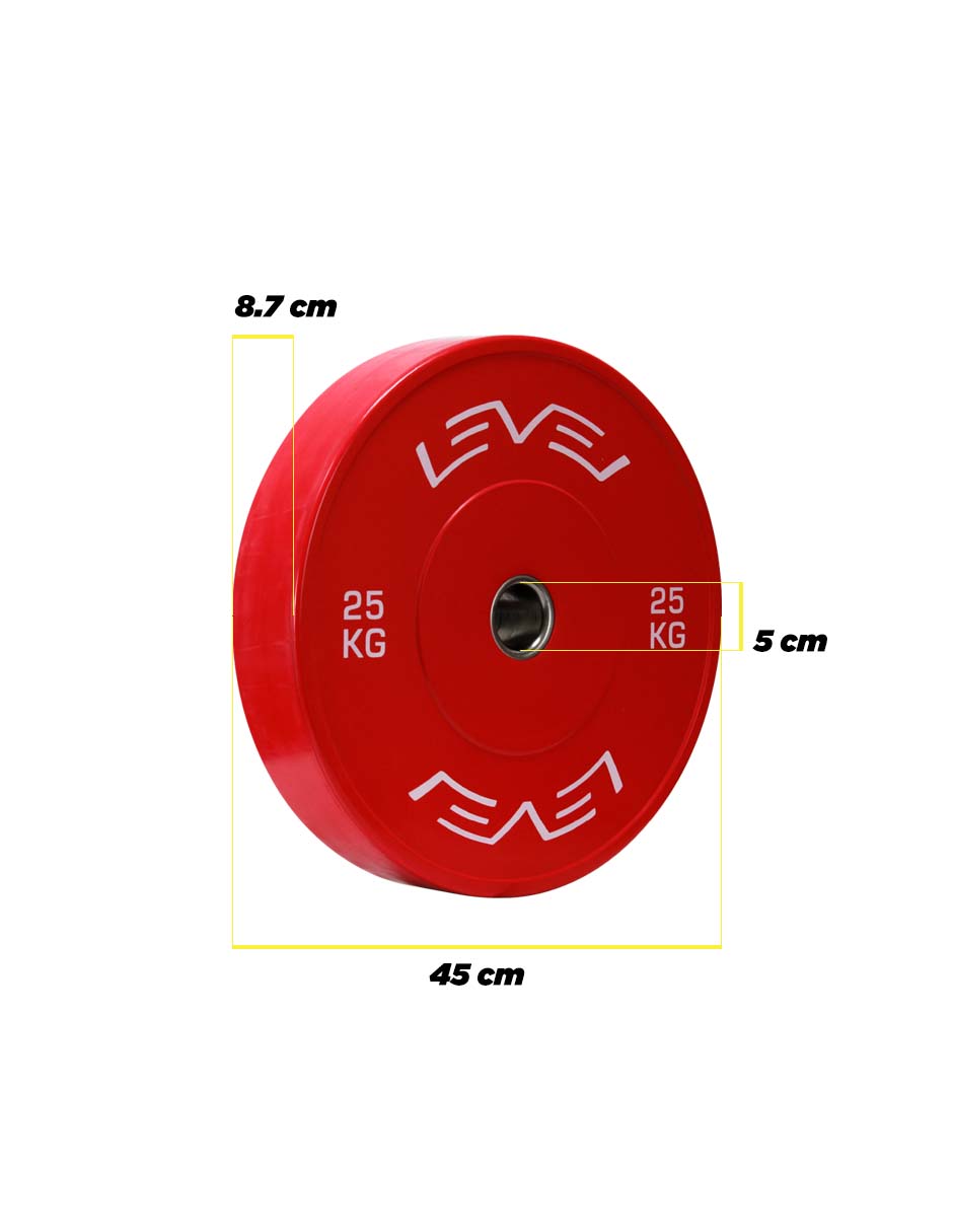 Discos Olimpicos Competencia Crossfit Regular 25KG