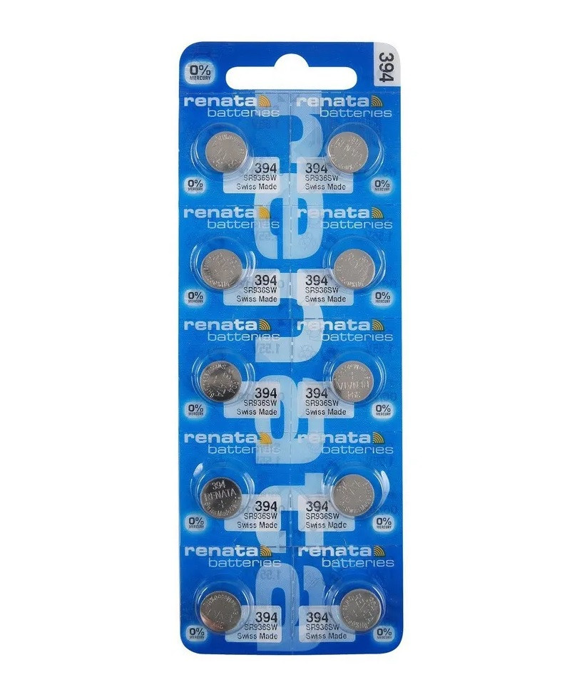10 Pilas Para Reloj Renata 394 Sr936sw
