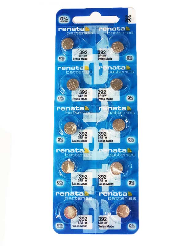 10 Pilas Para Reloj Renata 392 Sr41sw