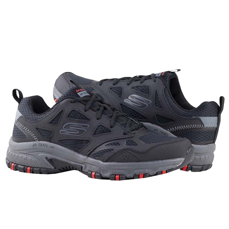 TENIS URBANO SKECHERS HILLCREST 237265 NEGRO GRIS CABALLERO 100
