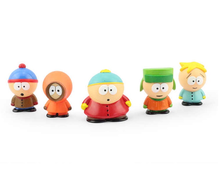 Set De 5 Figuras Nuevas De South Park De Buena Calidad