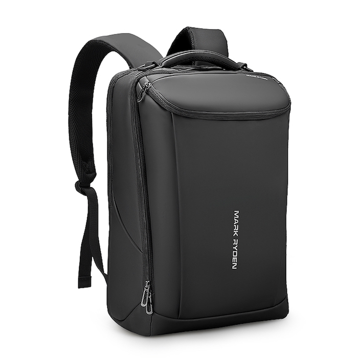 Mochila Mark Ryden. Gran tamaño. Para laptop de 15.6". Bolsillo trasero antirrobo. Repelente al agua. Puerto USB. Modelo 9032-00