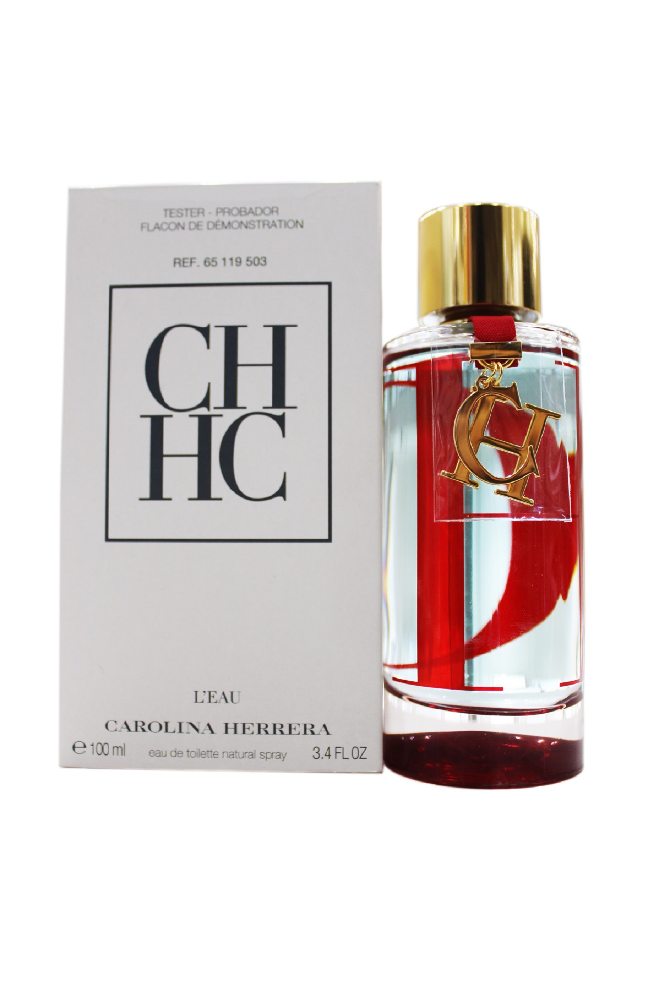 Perfume Tester Ch L'eau Carolina Herrera Edt 100ml Loteado